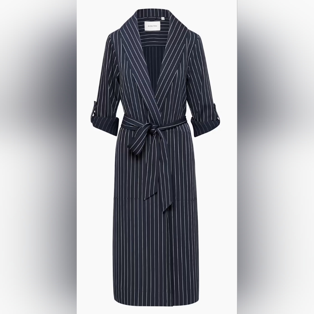 BABATON Aritzia Navy Striped Kahlo Jacket Size XXS - Picture 2 of 11